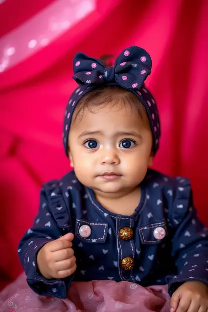 Adorable Infant Girl: Innocence and Charm Personified