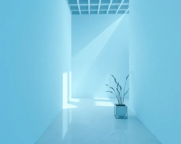 Aesthetic Light Blue PNG Image Concept