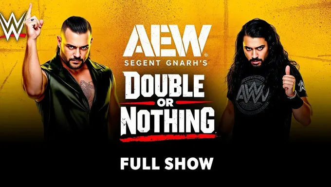 Aew Double or Nothing 2025 Full Show Tickets On Sale