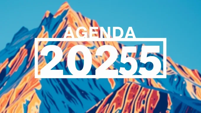 Agenda 2025: Blueprint for Long-Term Success