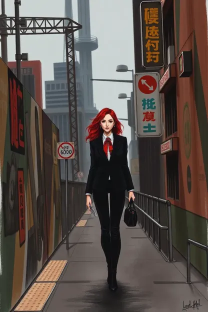 Agent Red Girl Has a Long Day