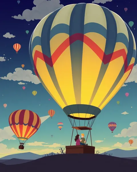 Air Balloon Cartoon Images for Happy Memories