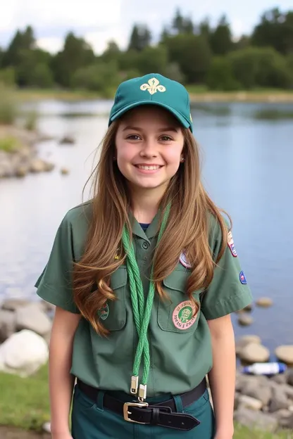 Alaina Dawson Girl Scout Award Winner