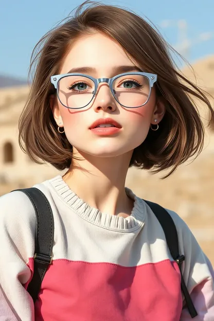 Aldera Glasses Girl: Elegant and Sophisticated Style