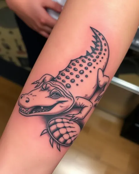 Alligator Tattoo and Its Significance in Culture