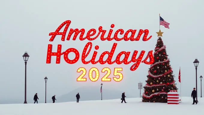 American Holidays 2025 List of Federal Holidays