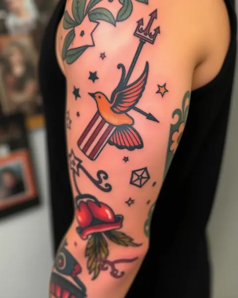 American Traditional Tattoo Sleeve Tattoo Ideas