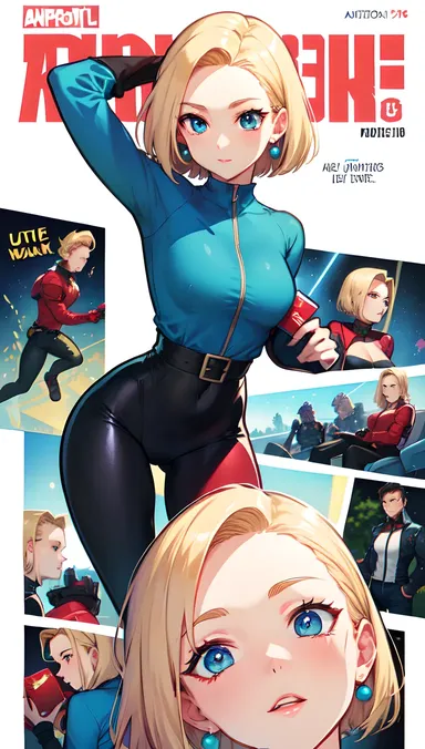 Android 18 Hentai Comic Bookshelf