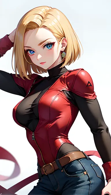 Android 18 Hentai: Anime Girl Adult Character