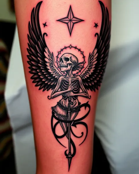 Angel of Death Tattoo Meaning and Symbolism