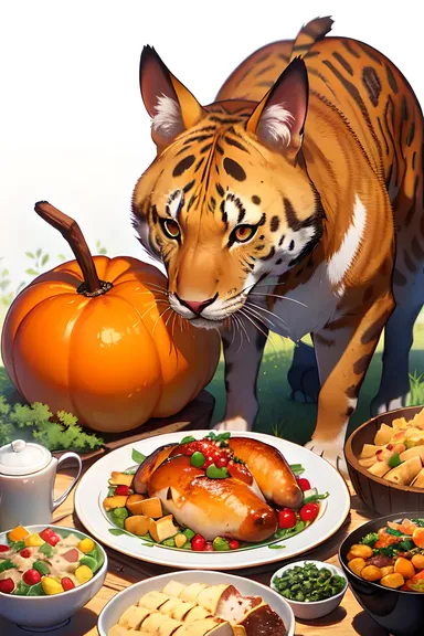 Animal Thanksgiving Day Celebration Images