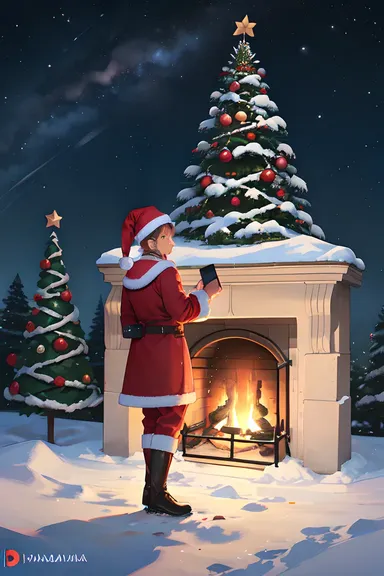 Animated Christmas Scene: Navidad Animada Imagery