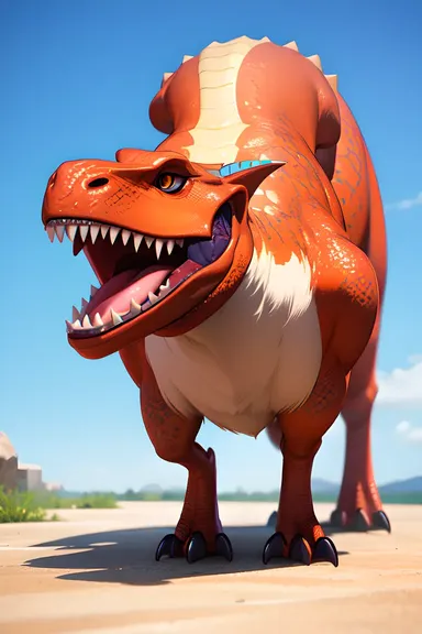 Animated Dinosaur 3D Image: A New Era