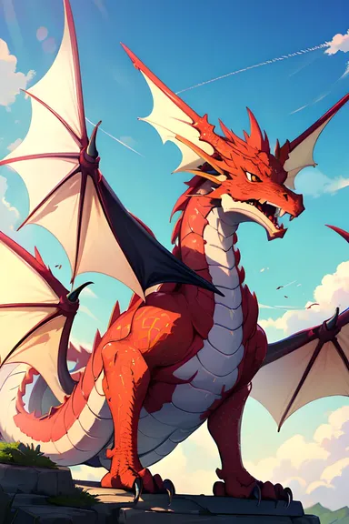 Animated Dragon Images in Computer Graphics Art