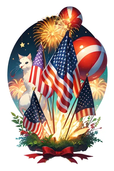 Animated Fourth of July Image Showcase