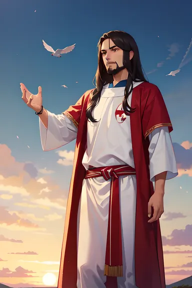 Animated Image of Jesus Christ's Divine Presence