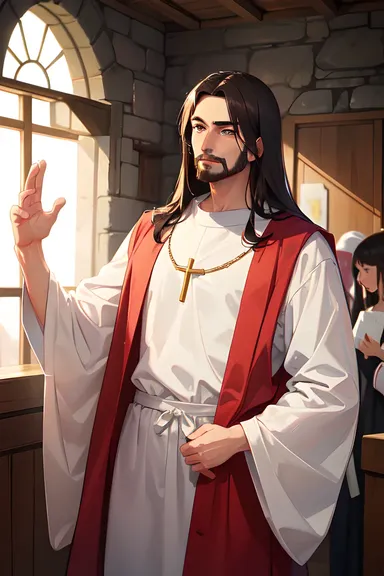 Animated Jesus Pictures Depict Holy Scenes with Precision