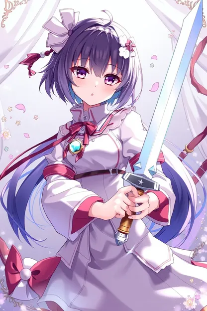 Anime's Silver Sword Wielding Girl