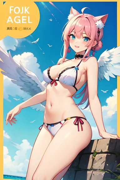 Anime Angel Images Portray Sacred Guardians