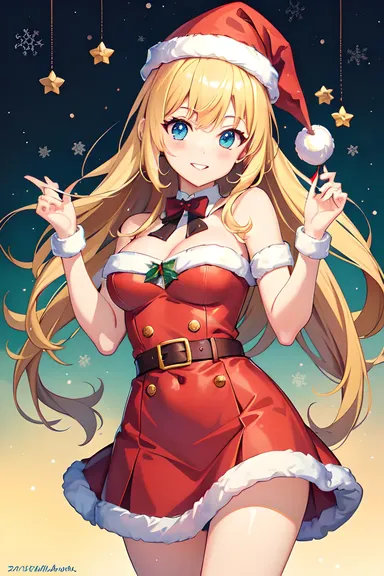 Anime Christmas Pictures for Holiday Decor Inspiration