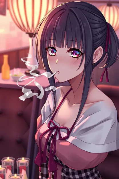 Anime Girl's Secret Life Revealed: Smoking and More