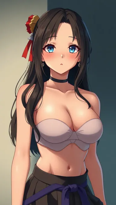 Anime Girl Boobs Displayed in Anime Art