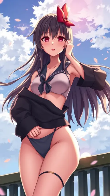 Anime Girl Boobs Displayed in Anime Fashion