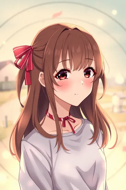 Anime Girl with Brown Hair Character Details