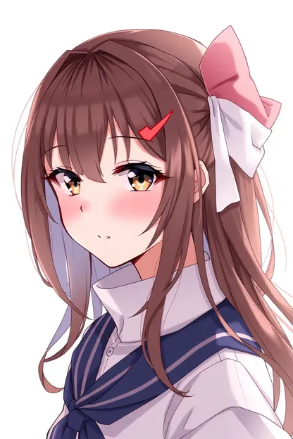 Anime Girl with Brown Hair Character Profile