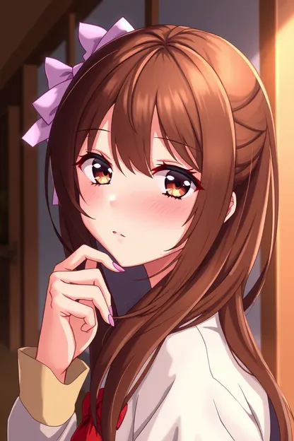 Anime Girl with Brown Hair Found Again