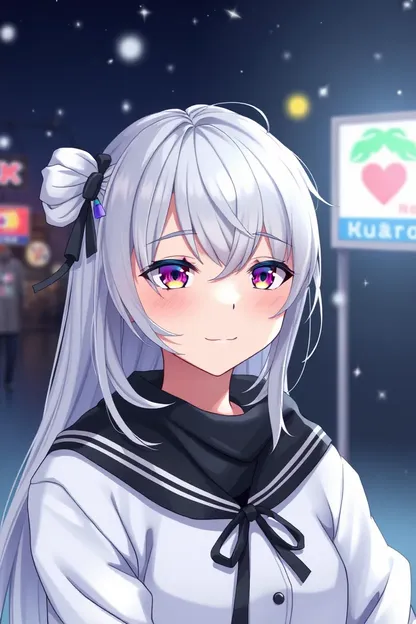 Anime Girl with White Hair Uncommon yet Distinctive