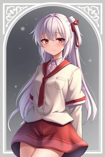 Anime Girl with White Hair Unforgettable Visual Identity