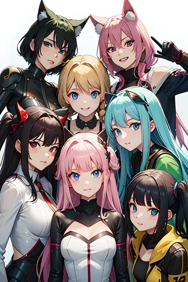 Anime Group Photo: Anime Lovers in Group Photo