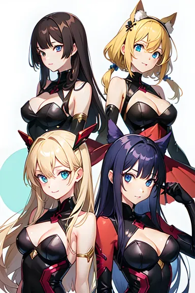 Anime Group Picture: Anime Character Group Portrait