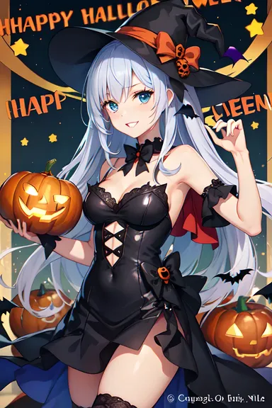 Anime Halloween Pictures: Spooky City Scenes