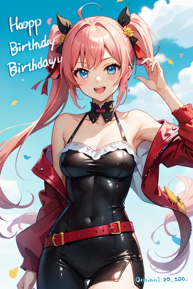 Anime Happy Birthday Pictures for Fun Moments