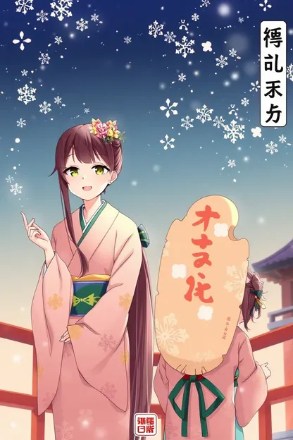 Anime Kimono Girls GIFs for Fans Only