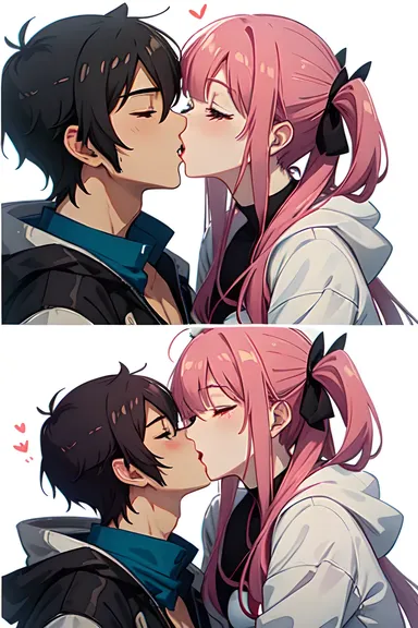 Anime Kiss Photo Collection of Romantic Moments Captured