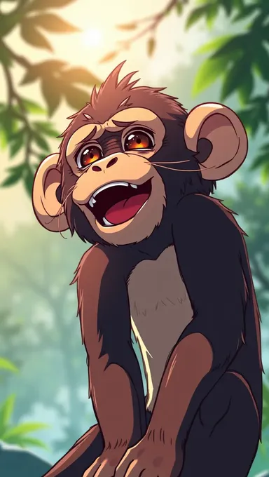 Anime Monkey on Boobs Gif: Anime Monkey's Boobs Gif Comedy Gold