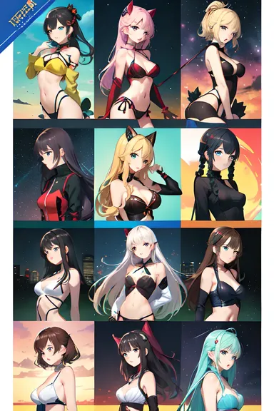 Anime Picture Grid 3 by 3 Design