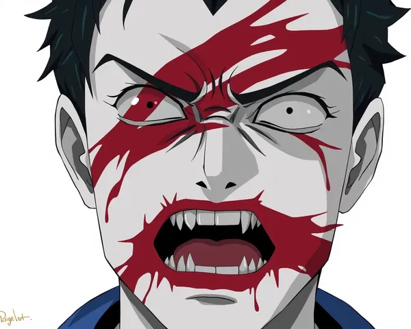 Anime Scar Face PNG Image Found