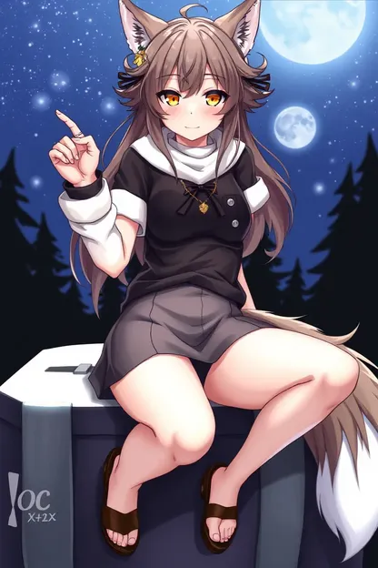 Anime Wolf Girl Custom Character Commission Service