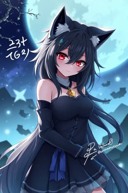 Anime Wolf Girl OC Commission Request