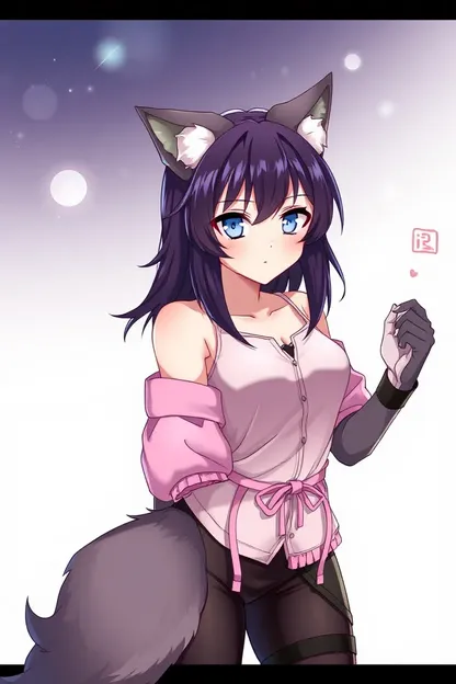 Anime Wolf Girl Original Character Commission Request