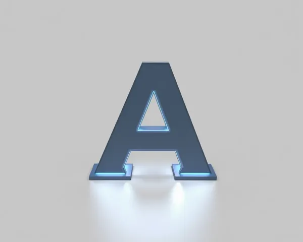 Another PNG Render with Letter A