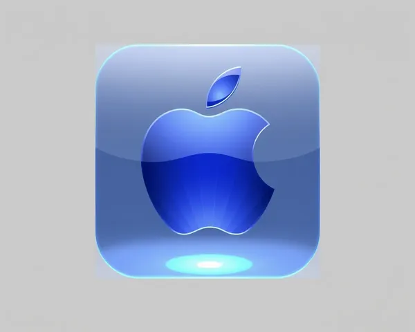 Apple ID Icon 3D PNG File Format