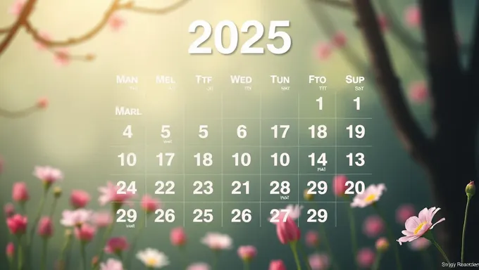 April 2025 Printable Calendar with Holidays