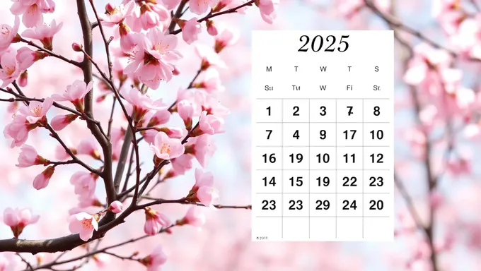 April 2025 Printable Calendar with Important Dates