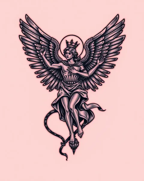 Archangel Saint Michael Tattoo Symbolic Significance