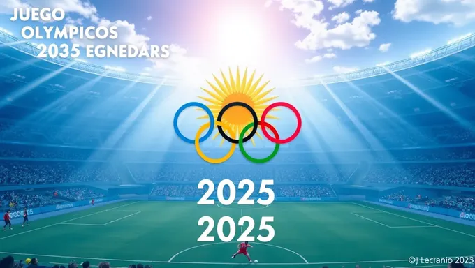 Argentina Olympic Games 2025 Calendar Release